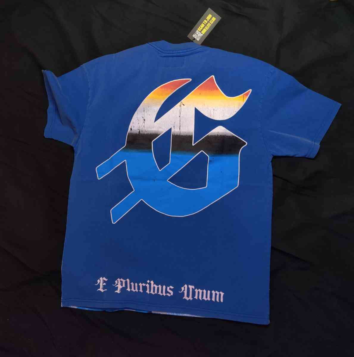 Godspeed Artificial Love TShirt Royal Washed