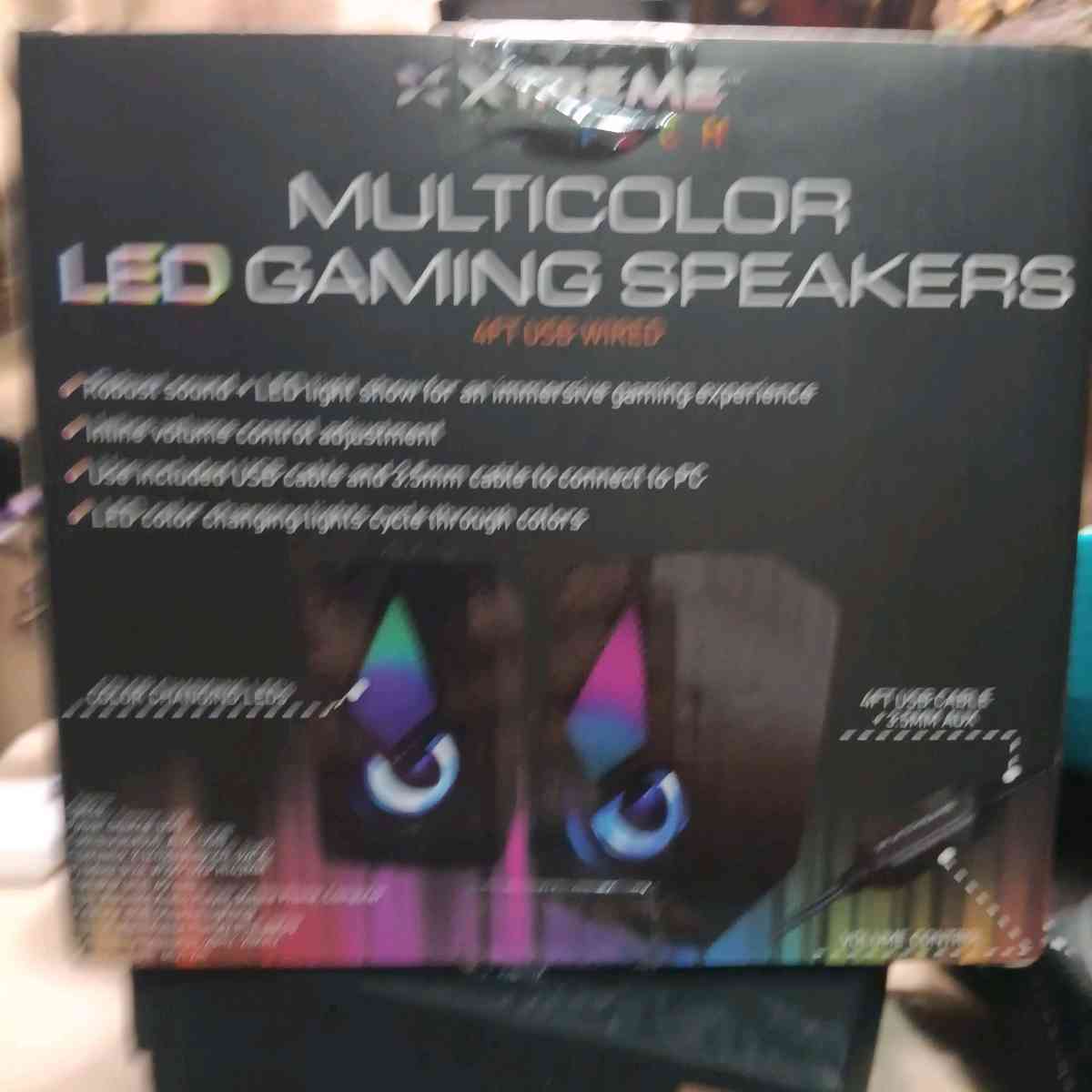 Led gaming speakers