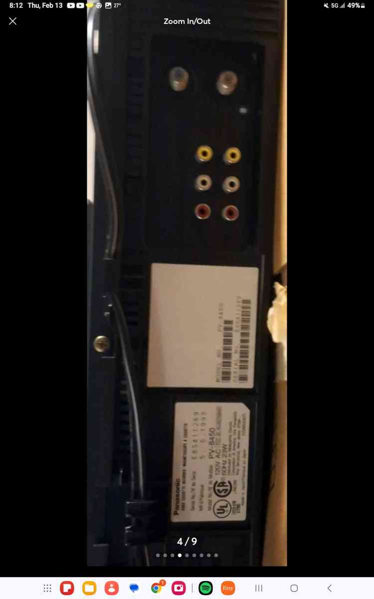 Panasonic vhs player PV 8450