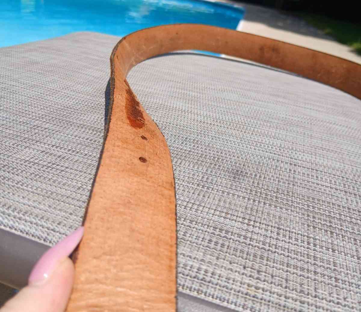 John Deere SpecCast Belt Buckle 40 Inch Leather Belt