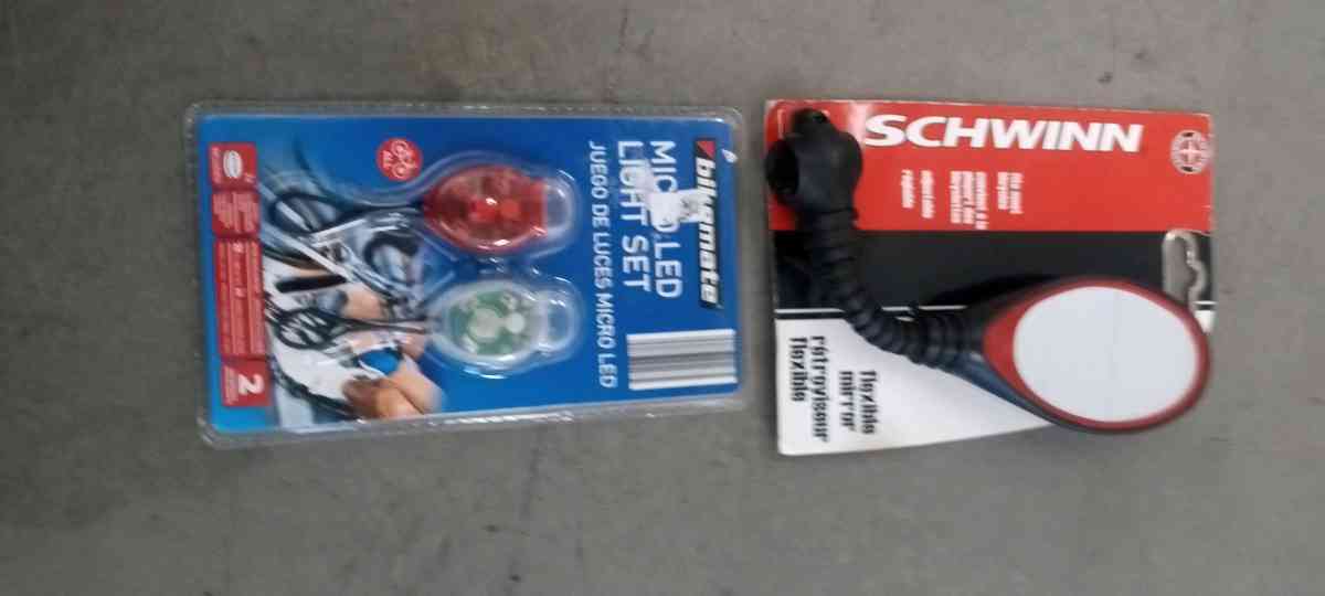 the light type led and the mirror for the bike body