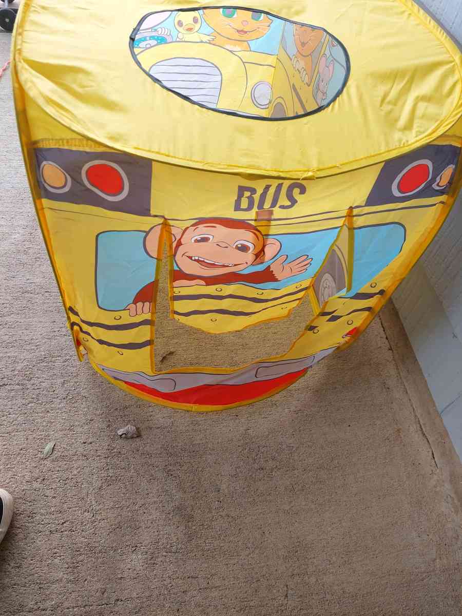 school bus pop up tent