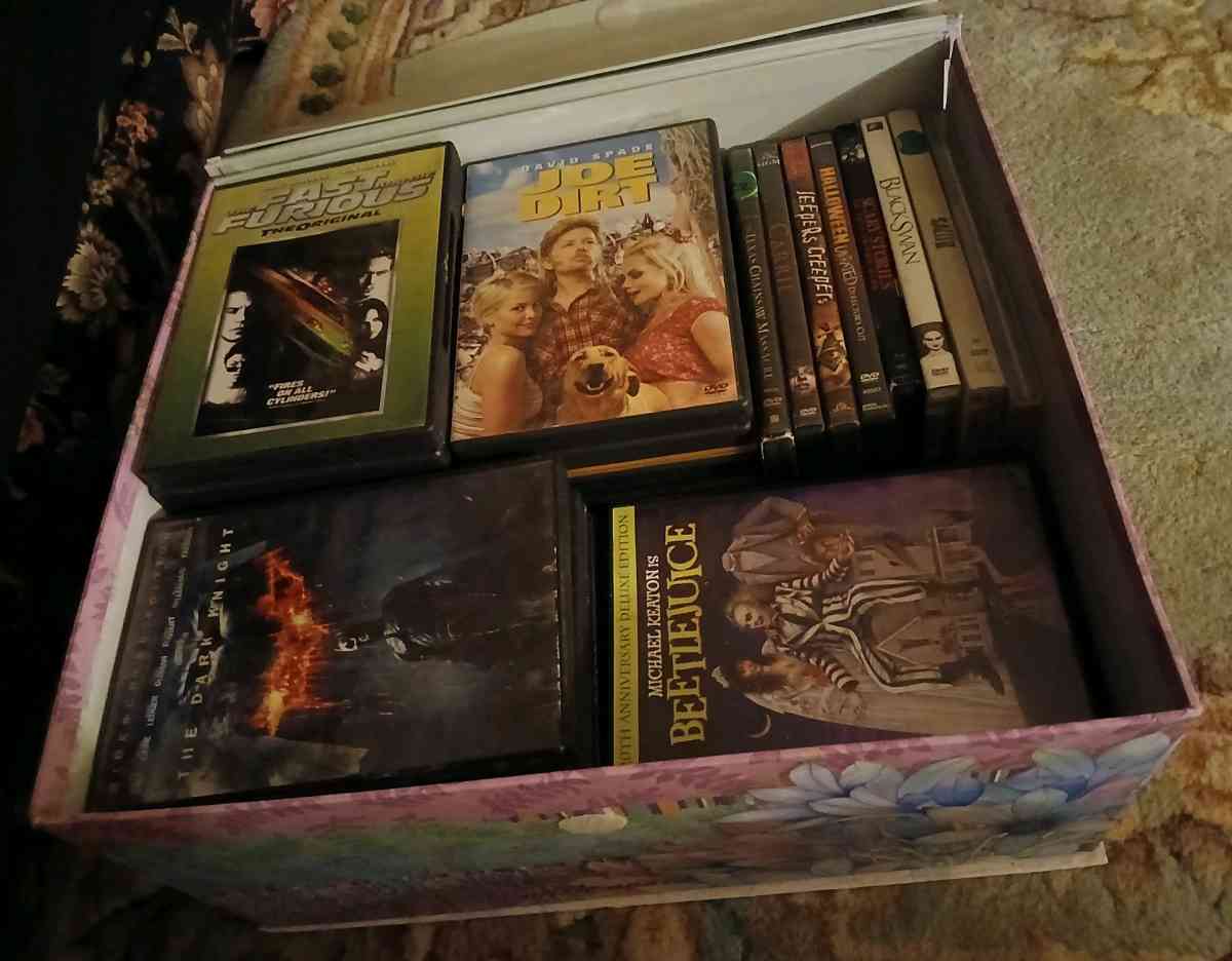 all different dvds all english