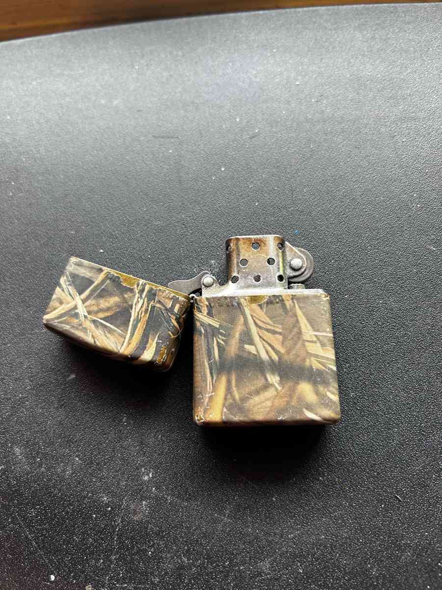camo 2005 zippo lighter