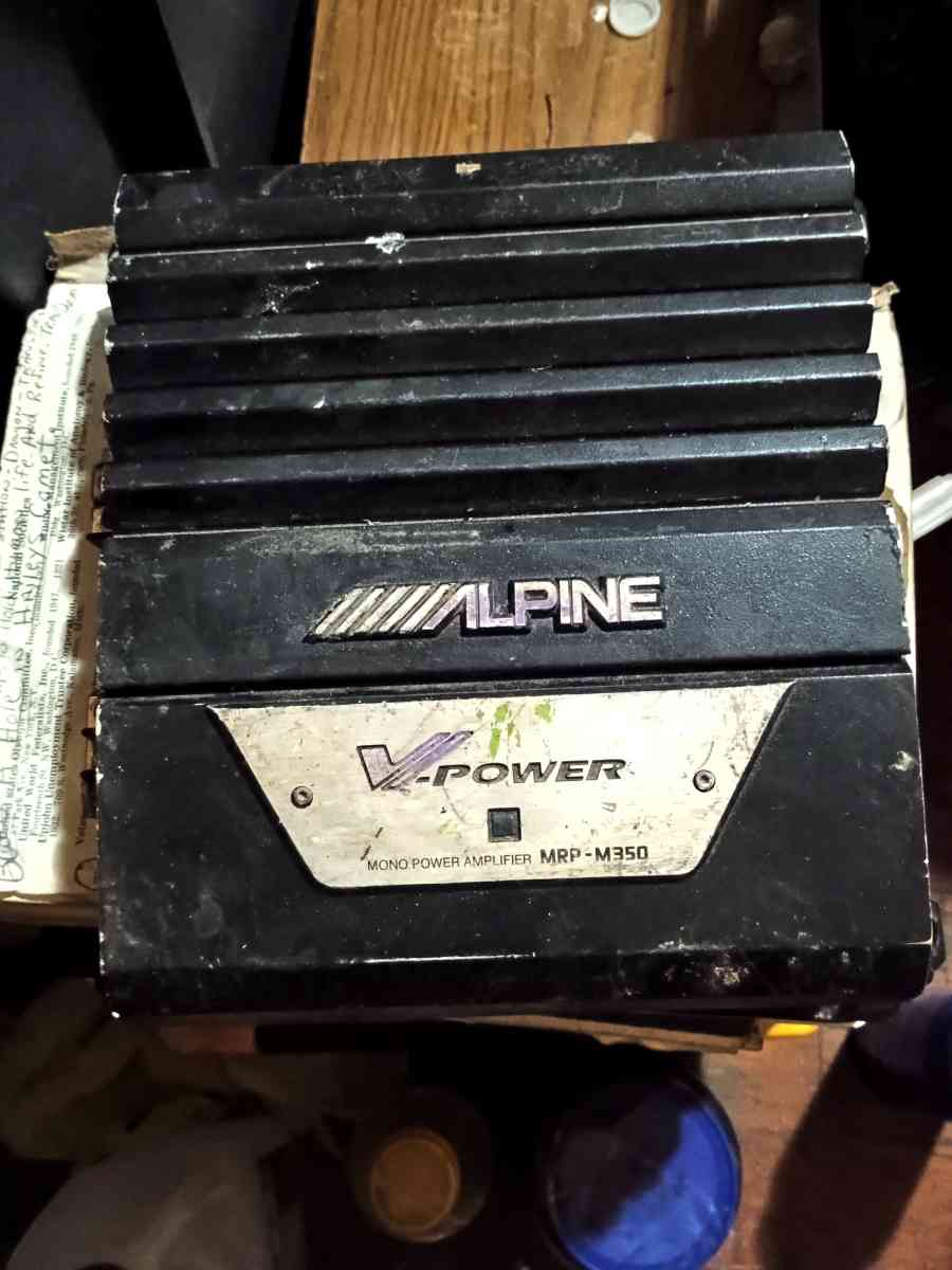 amp 500Watt Alpine
