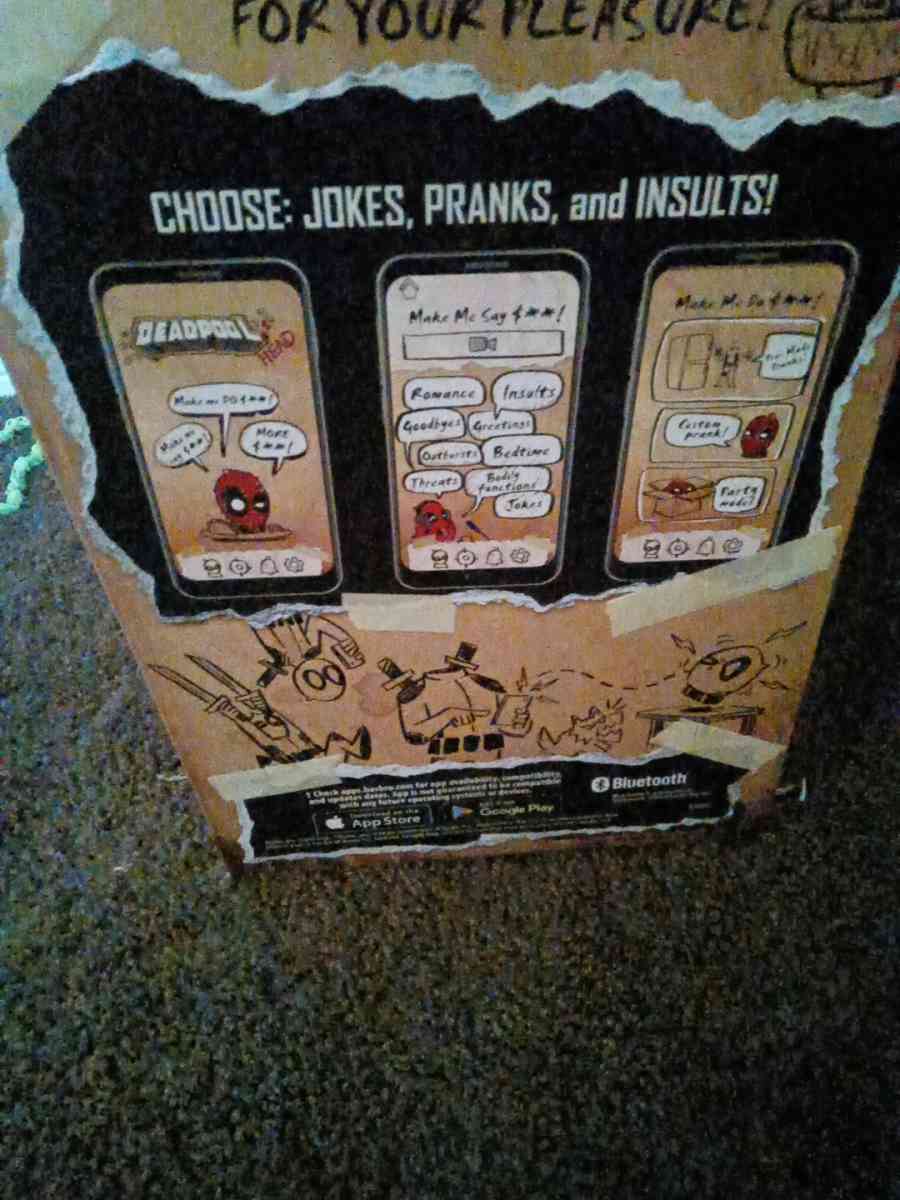 Deadpool interactive talking head