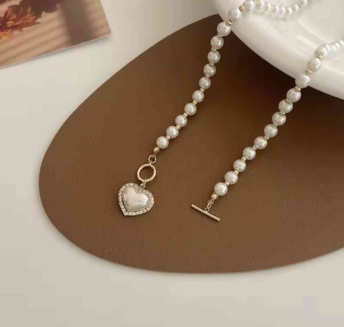 Pearl Heart Necklace