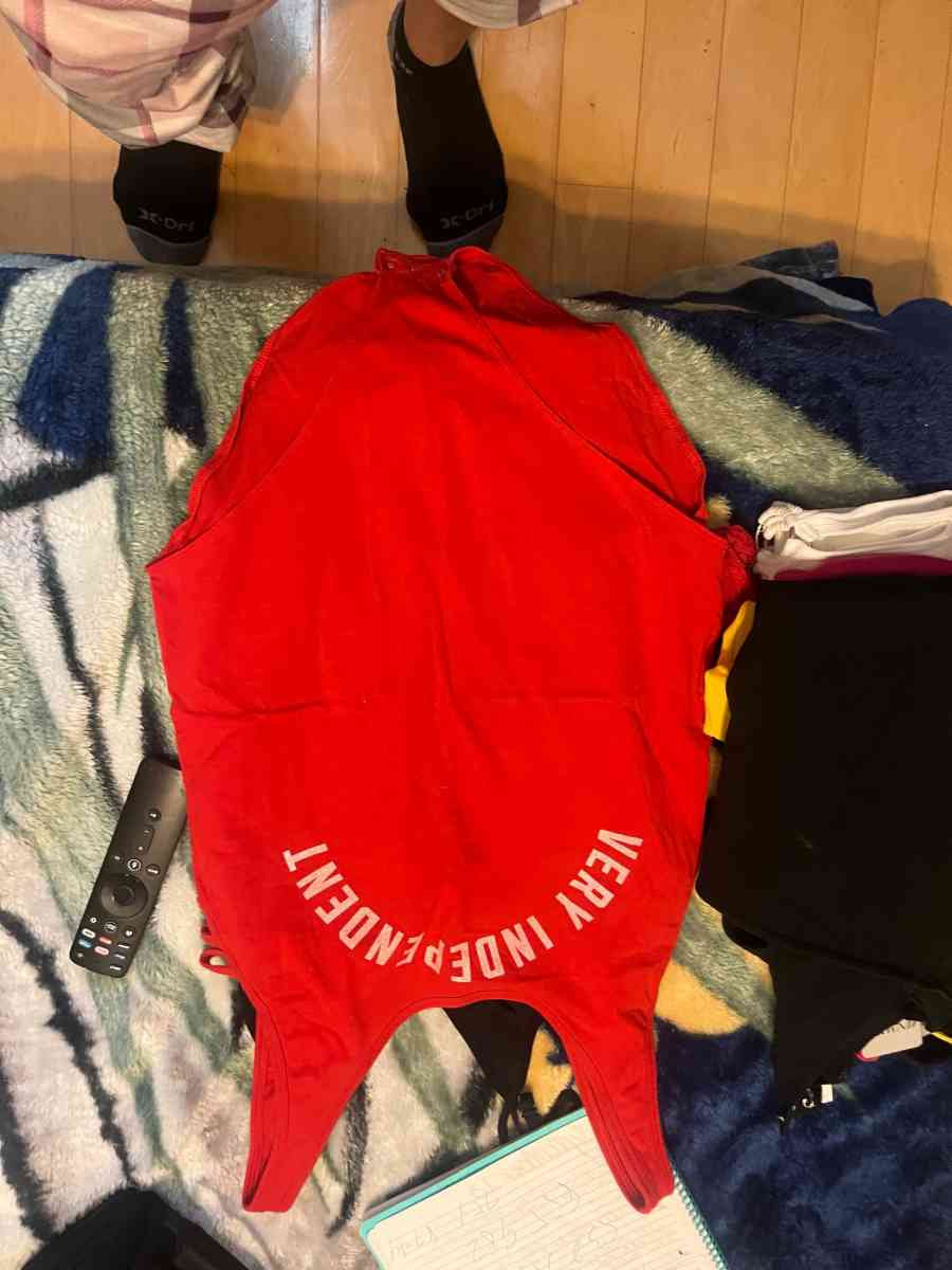 Pink bodysuits large and medium