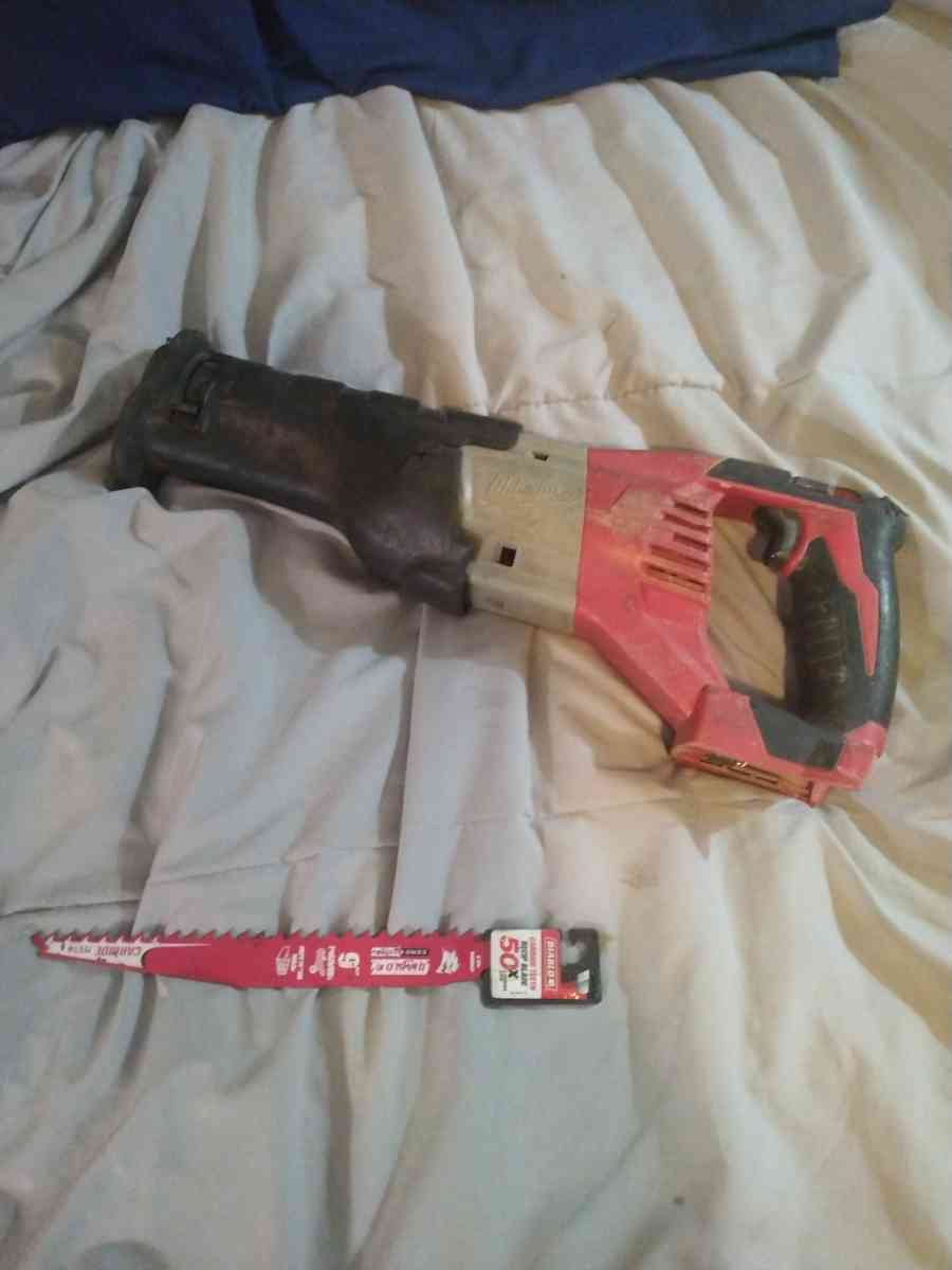 Milwaukee cordless sawzall