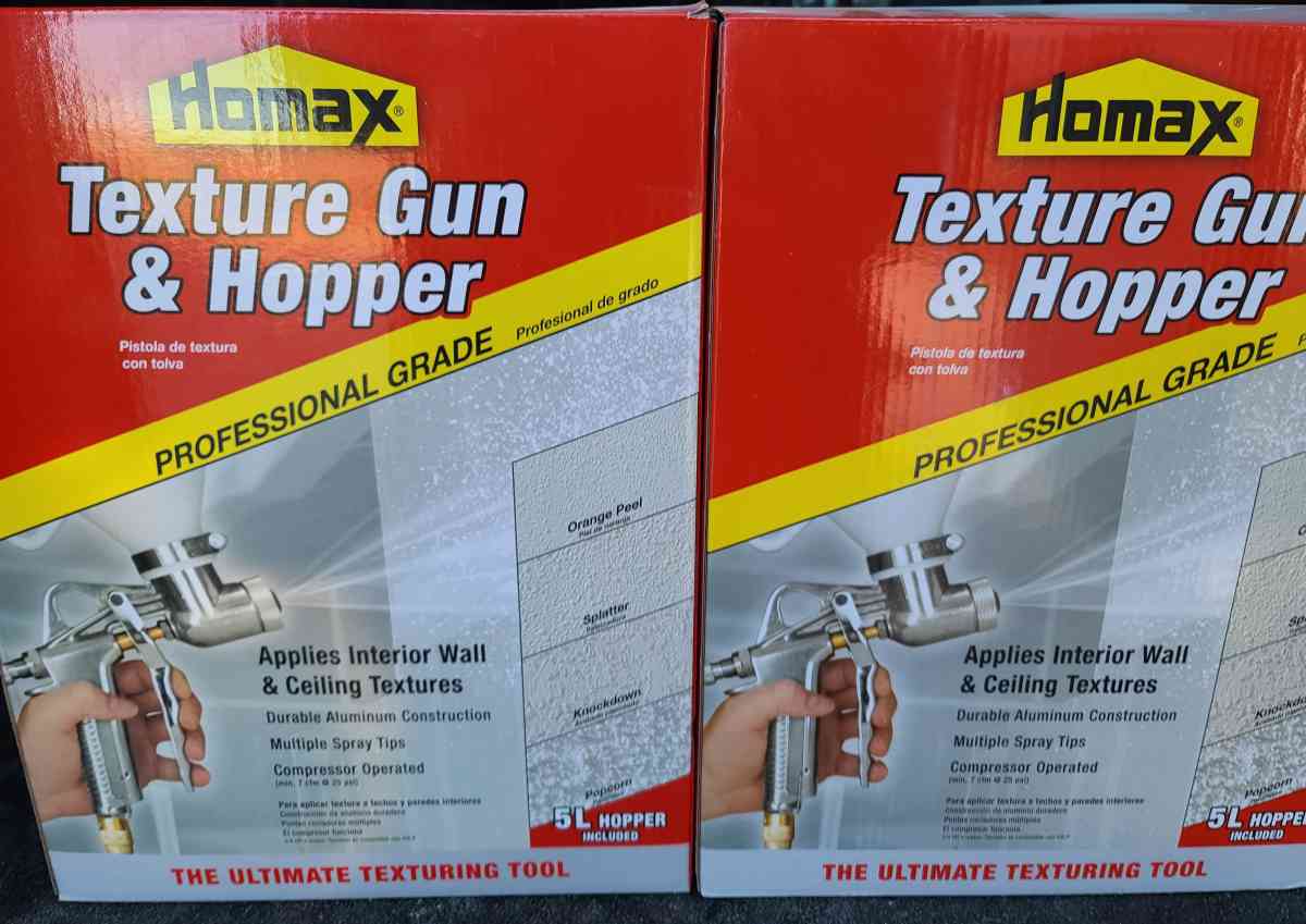 Homex texture gun hopper
