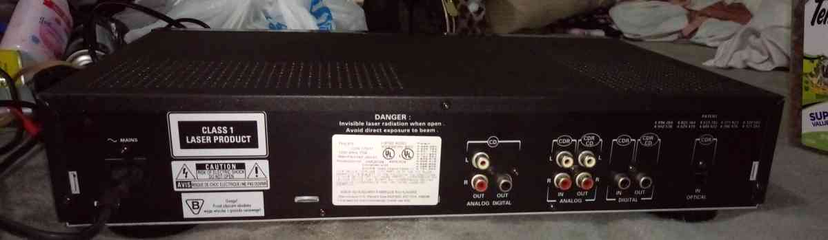 Philips CD Player  Recorder Headphone jack