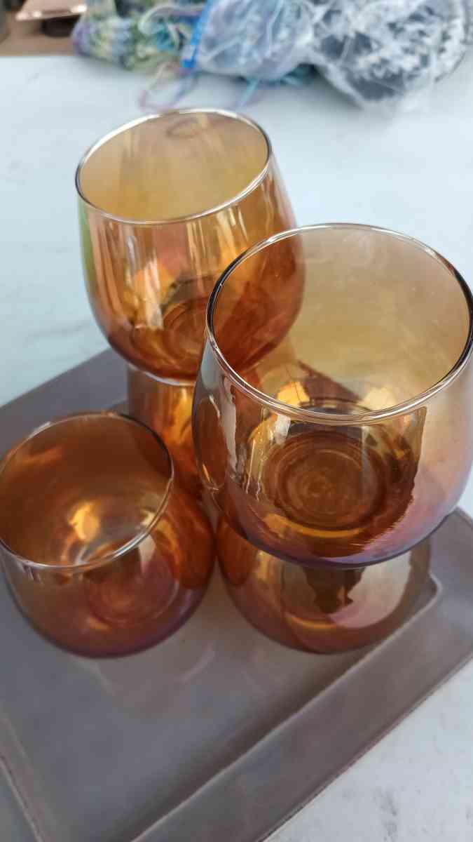 very good quality smoked glasses for 25 5 pieces