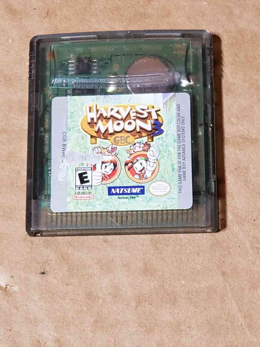 Harvest Moon GBC 3  Game Boy Color 2001  cartridge only