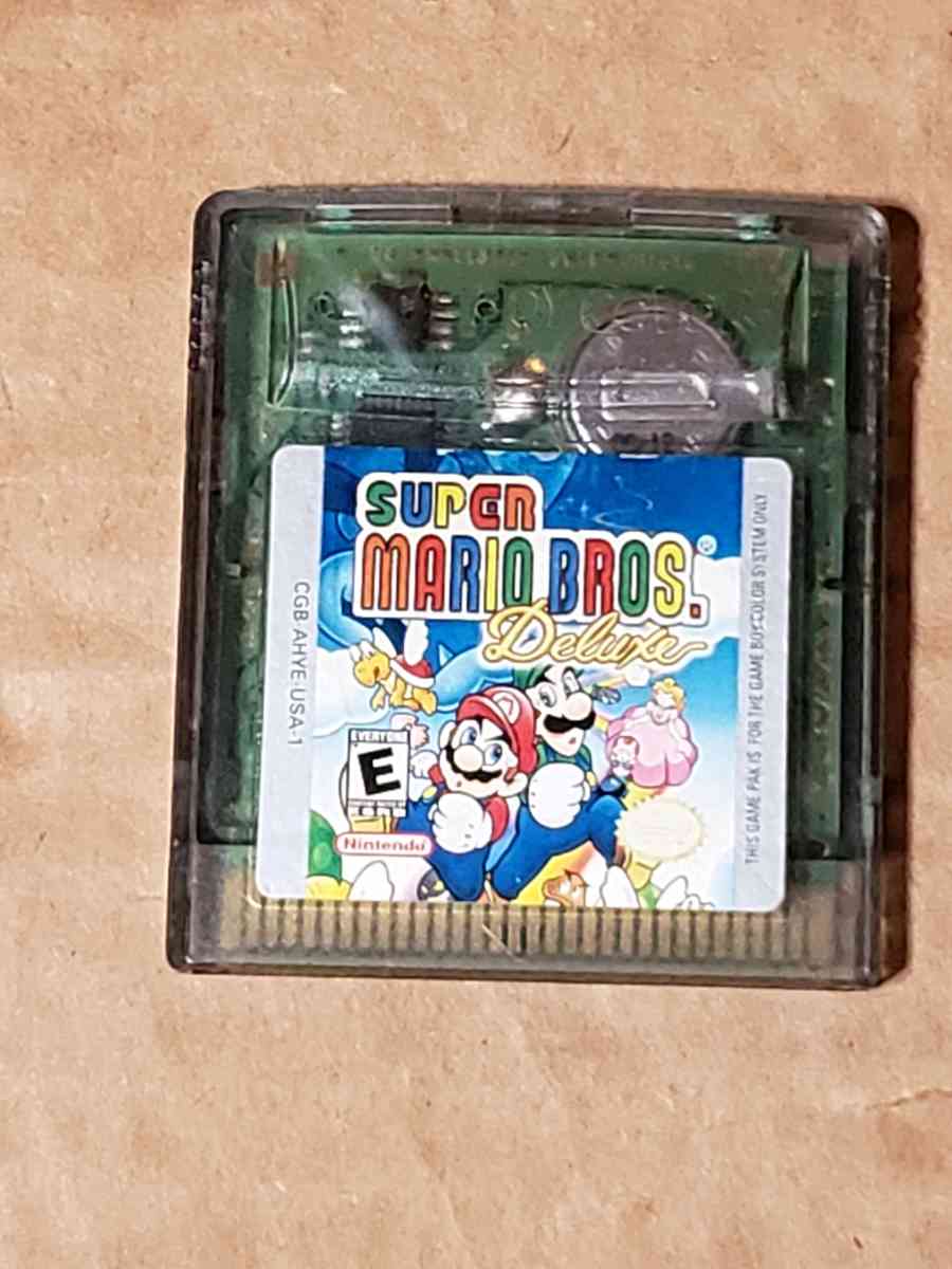 Super Mario Bros Deluxe  Cartridge Only Nintendo Game Boy Co