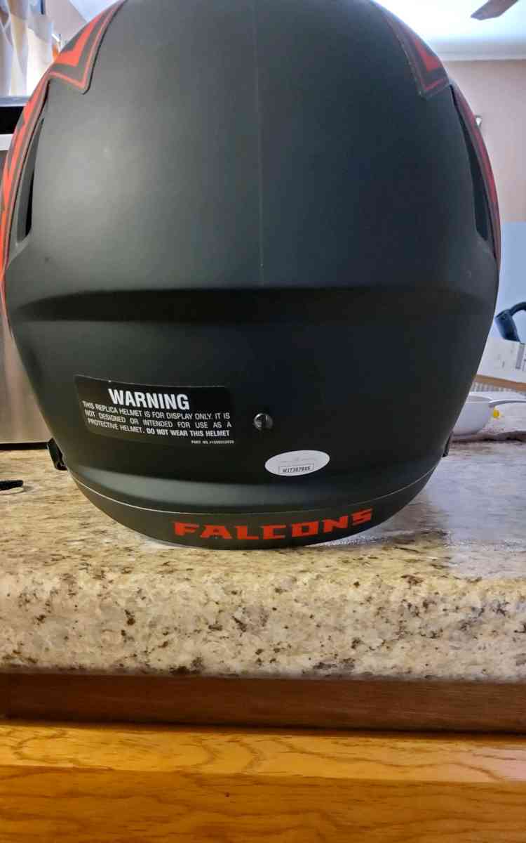 Michael Vick autographed replica Falcons Full Sized Helmet w