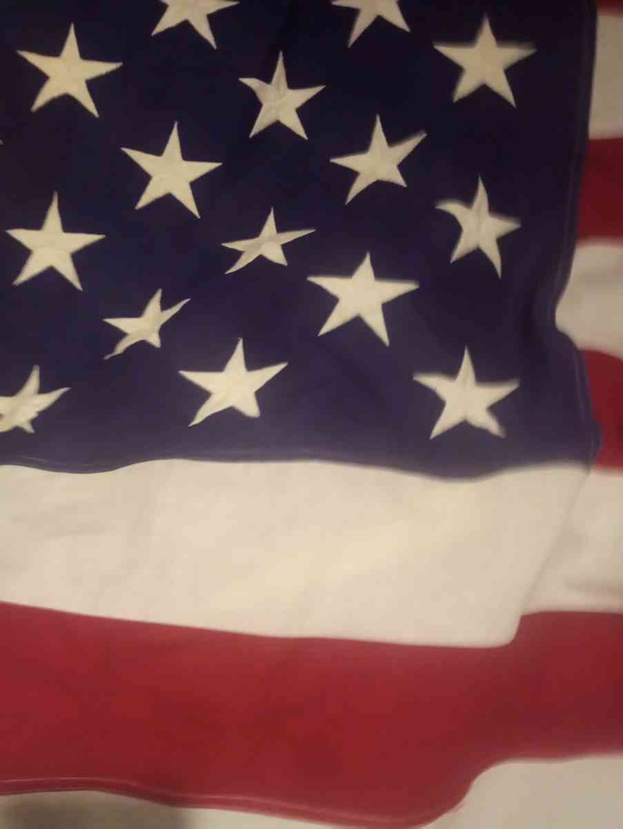 LARGE AMERICAN FLAG 9 foot by 5 foot ALL COTTON