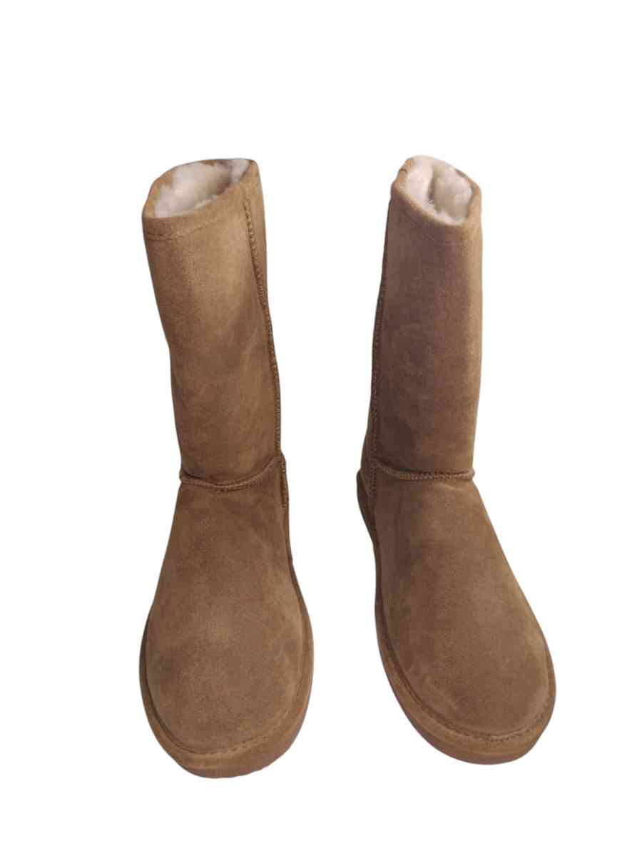 BEARPAW WOMENS BOOTS  ELLE TALL  US SIZE 10  BROWN