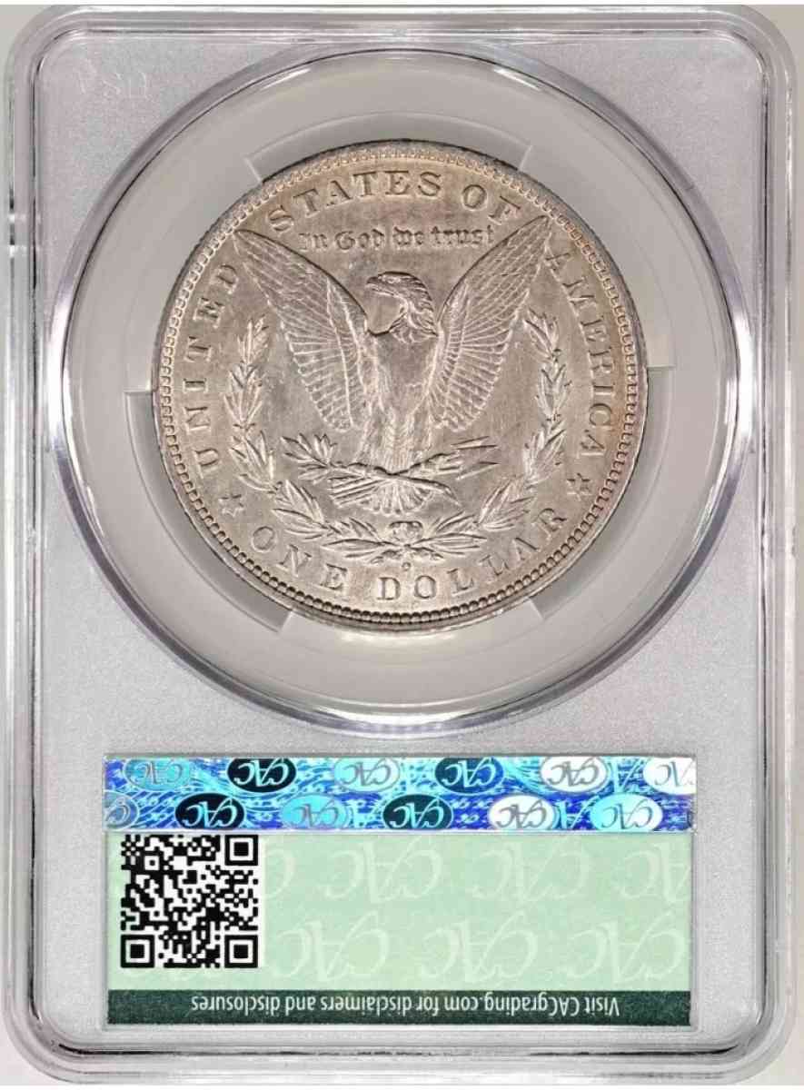 1880 O Morgan Silver Dollar