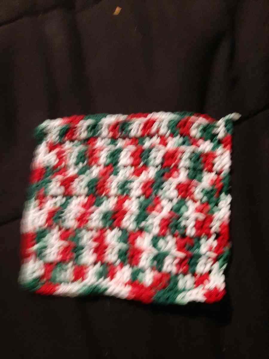 Christmas wash cloth