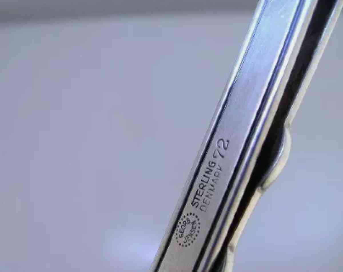 Antique 925 sterling silver tie bar