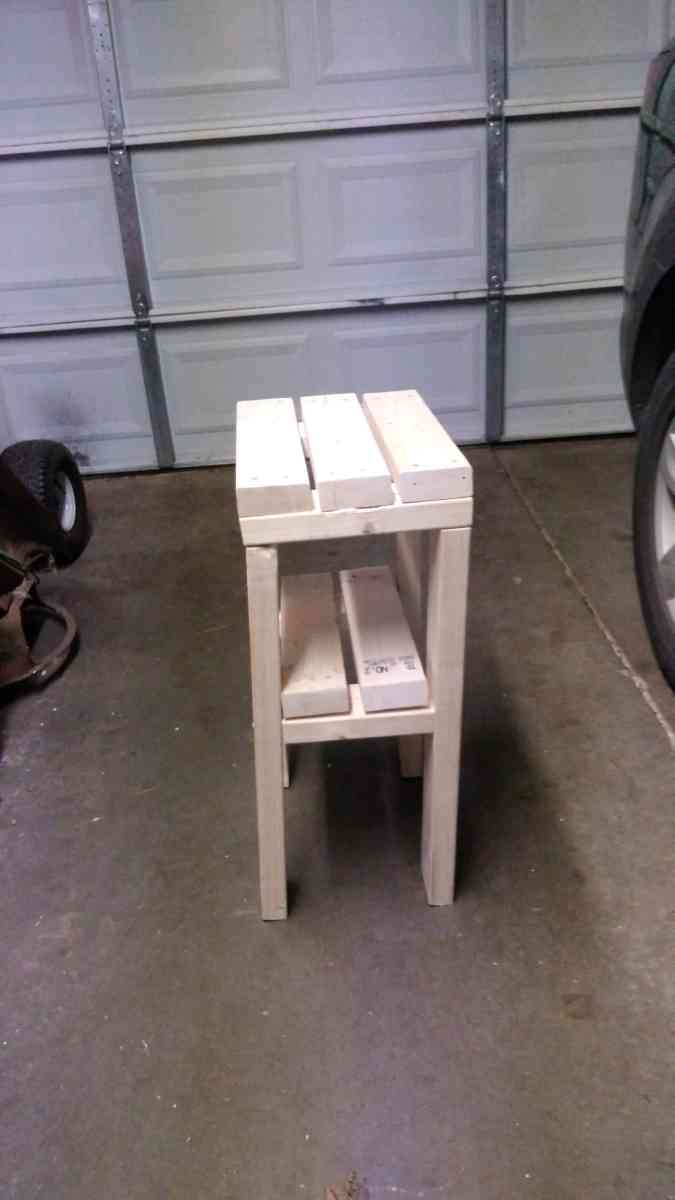 small stool solid wood