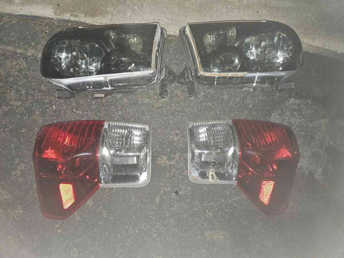 front and rear lights set 2012 toyota tundra