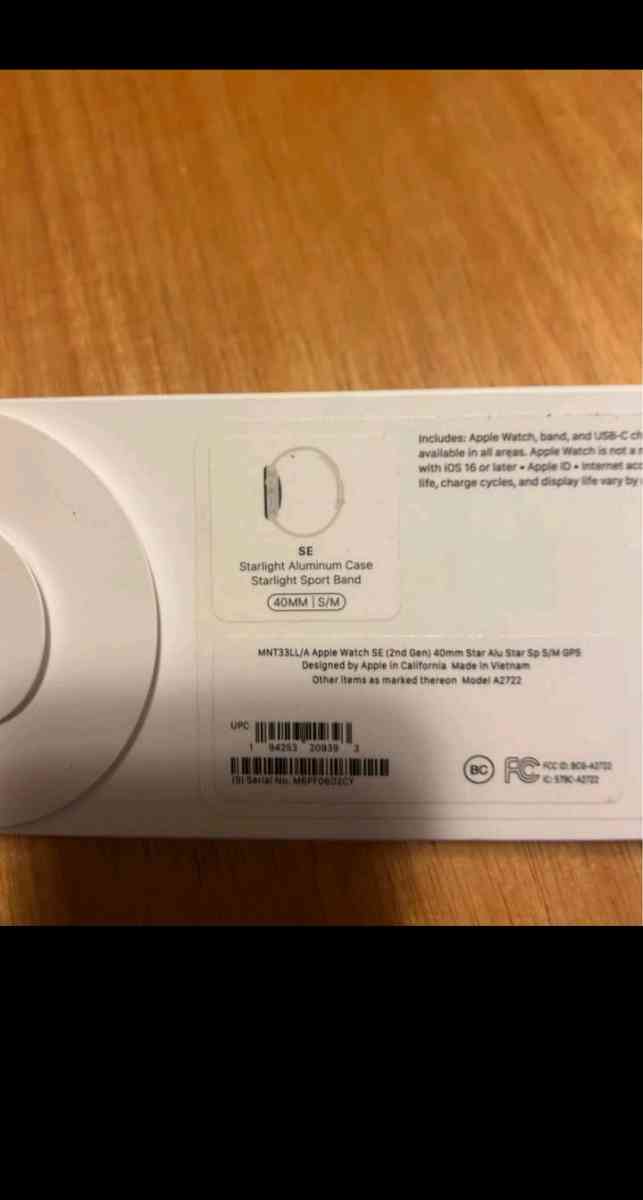 2nd Gen 40mm Apple Watch SE