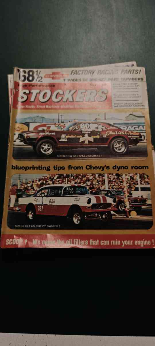 Set of 4 Vintage High Performance Stockers Magazines  196719