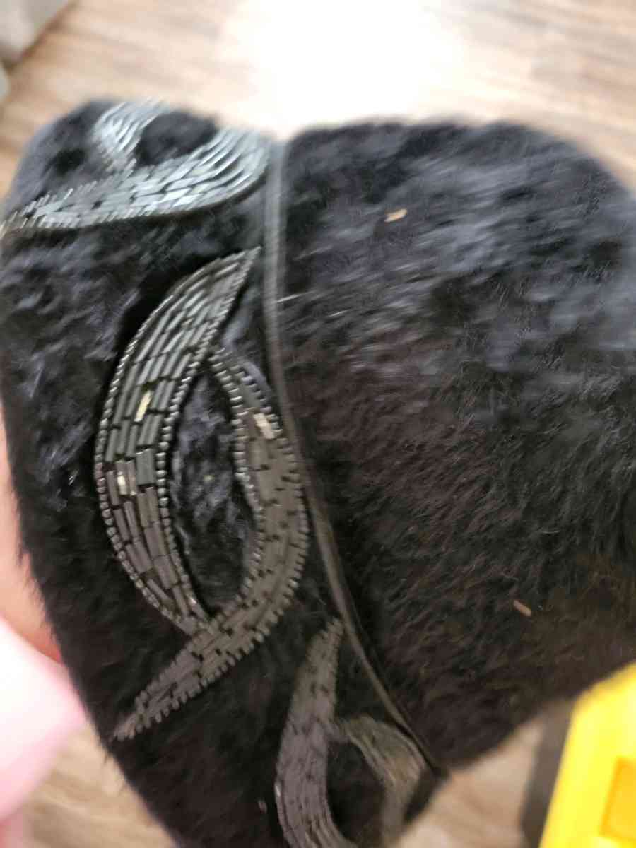 vintage fur hat