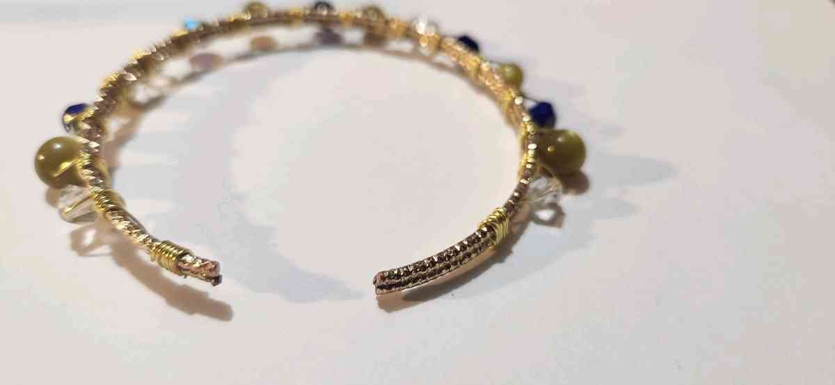 handmade wire wrapped bracelet