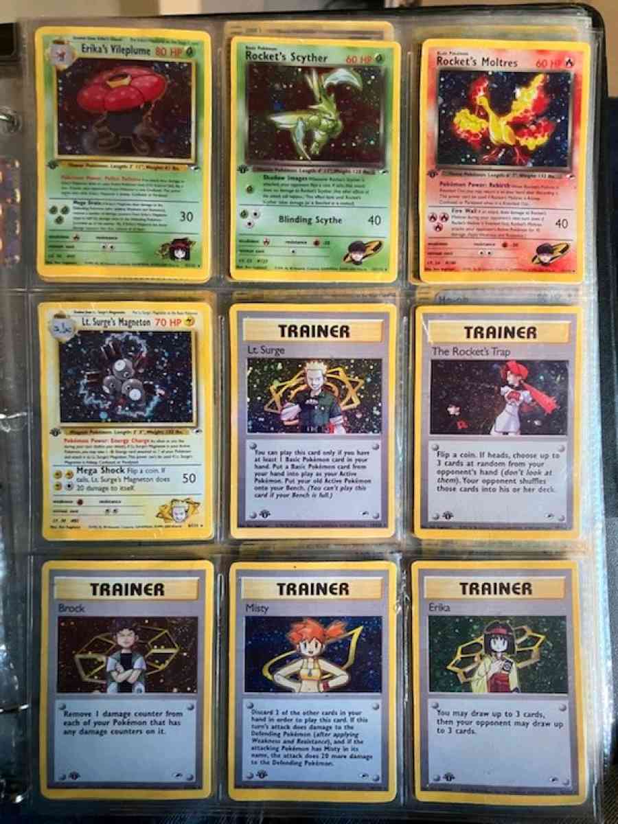 pokemon cards binder