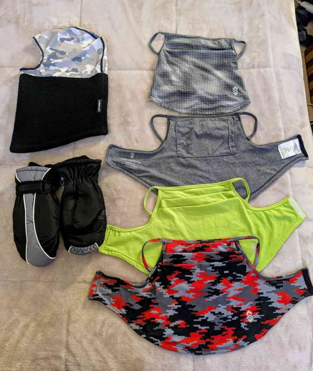 Free Country Youth Winter Bundle Face masks  gloves