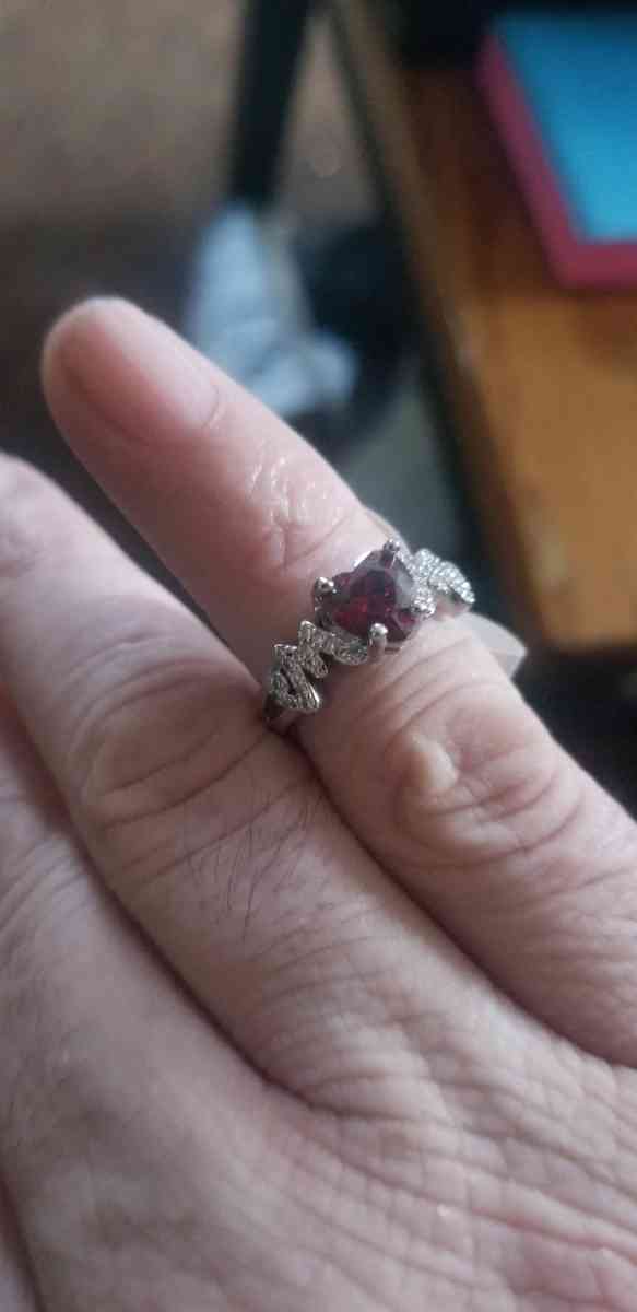 Pyrobe Garnet Ring