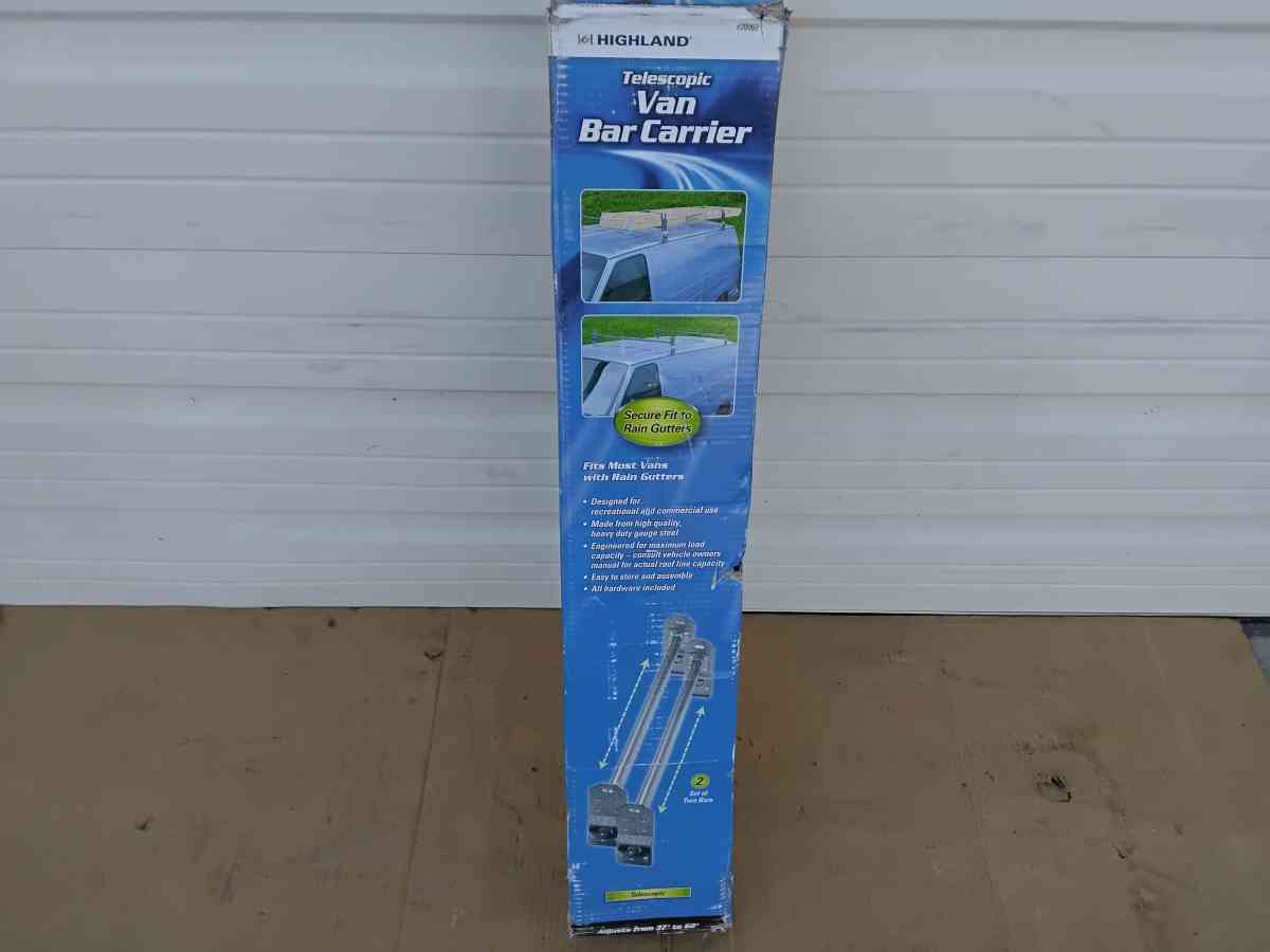 Brand New Highland 2 Telescopic Ladder Racks For Vans Trucks