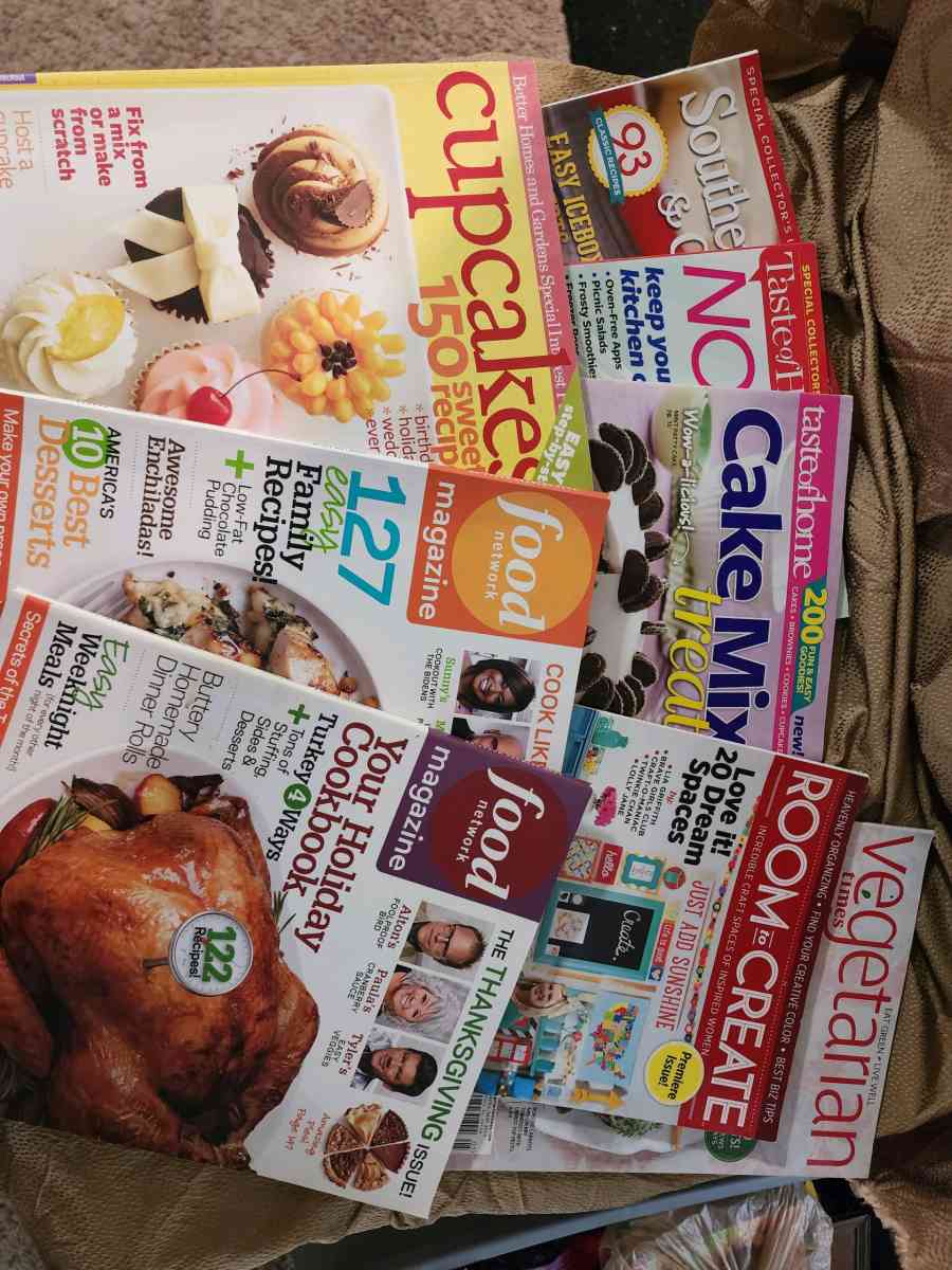 8 cooking crafting mags