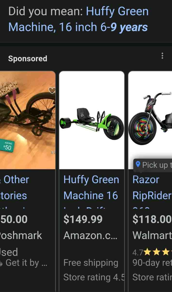 Huffy Green Machine