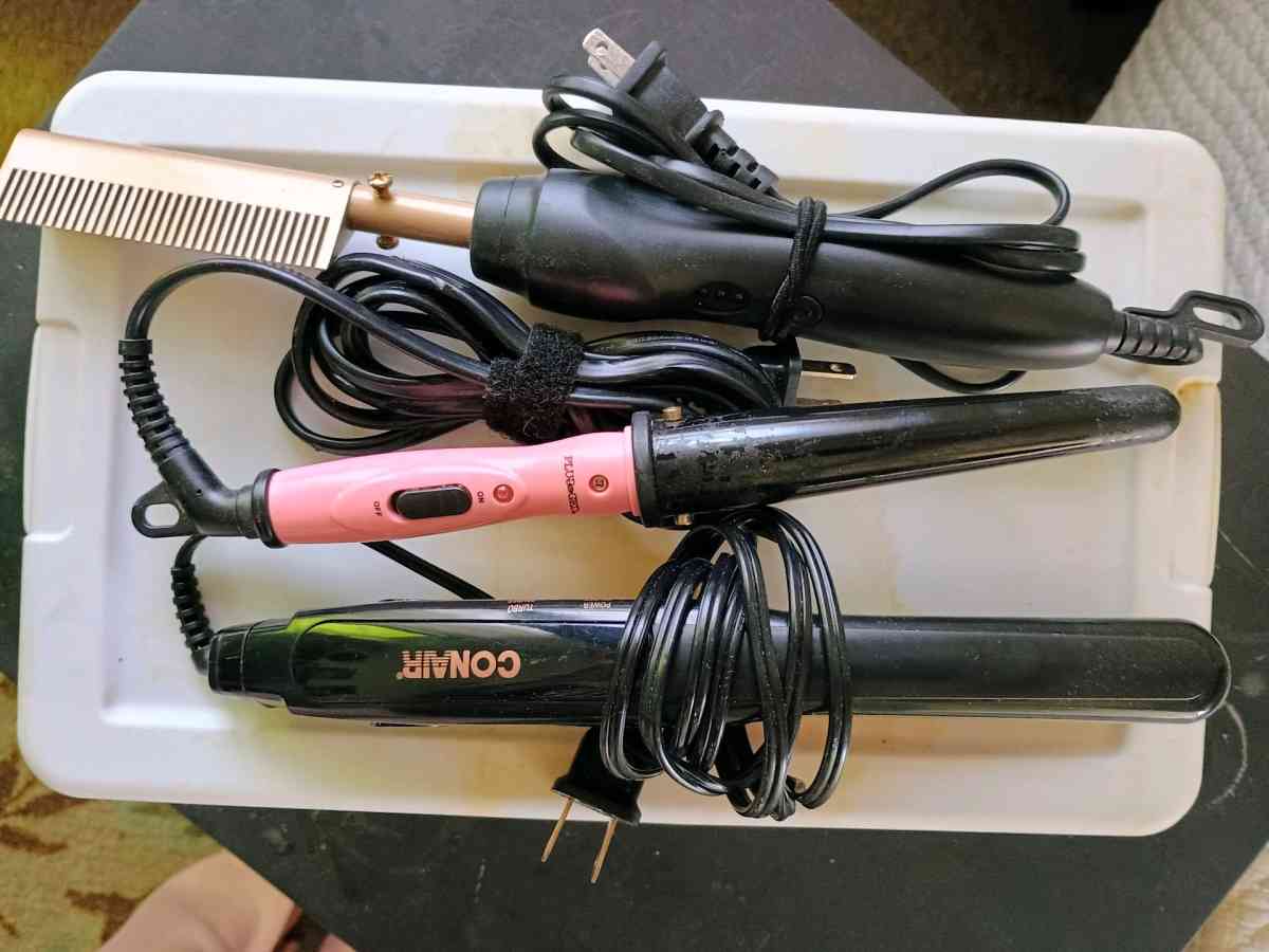 hot comb mini hair straightener mini curling wand