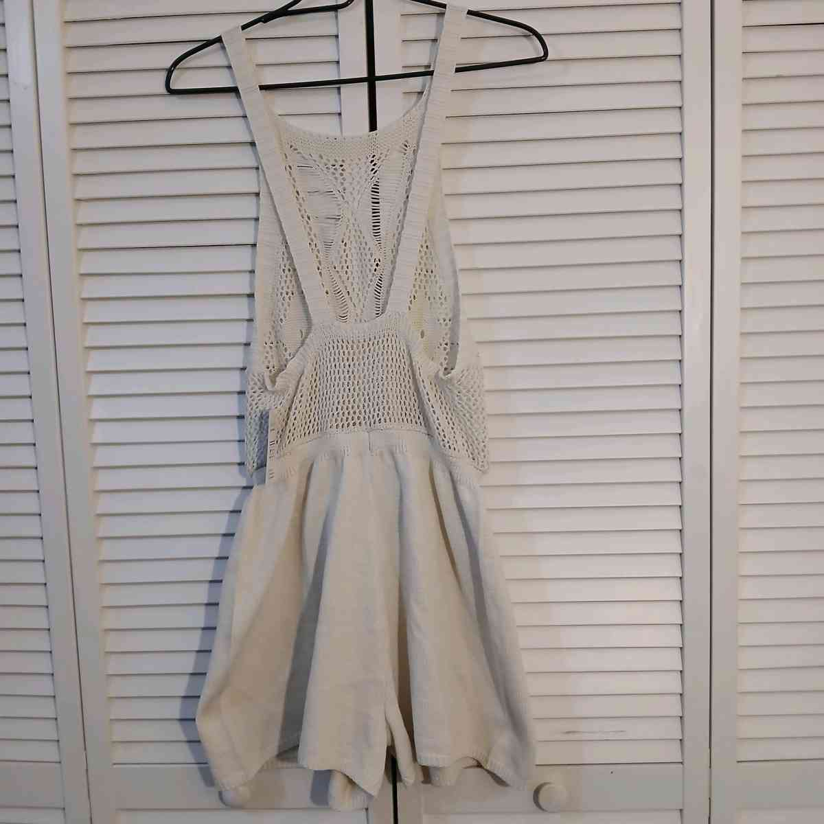 Cupshe Crochet Cover up Romper for Women Size S