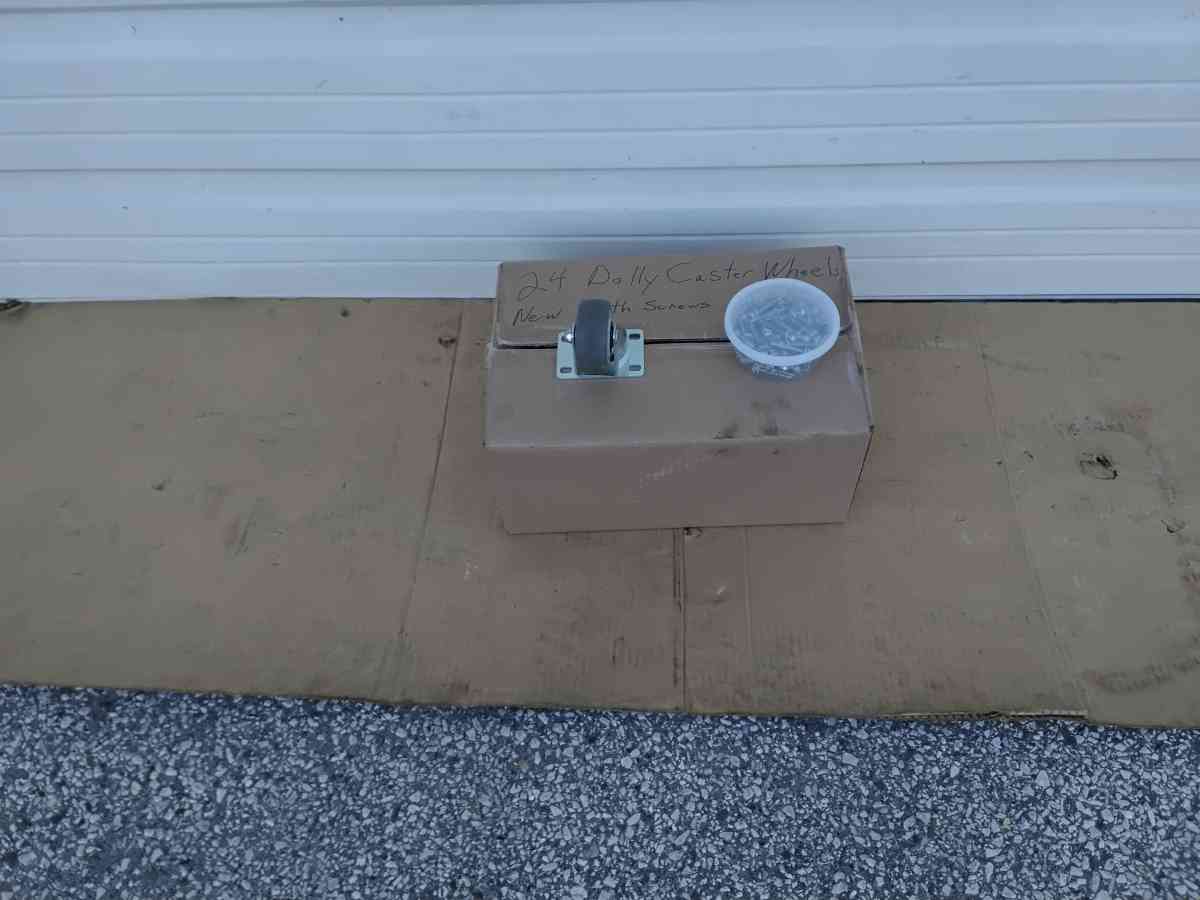 Nice Heavy Duty Caster Wheels 24 and with Hardware Like New