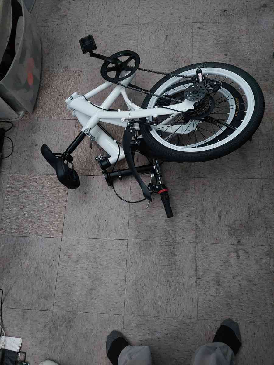 Adult electric folding bike