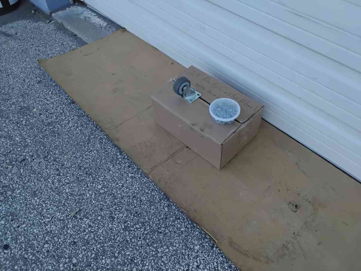 Nice Heavy Duty Caster Wheels 24 and with Hardware Like New