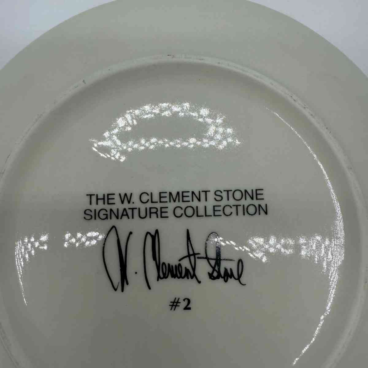 The W Clement Stone Signature Collection BE POSITIVE Plate