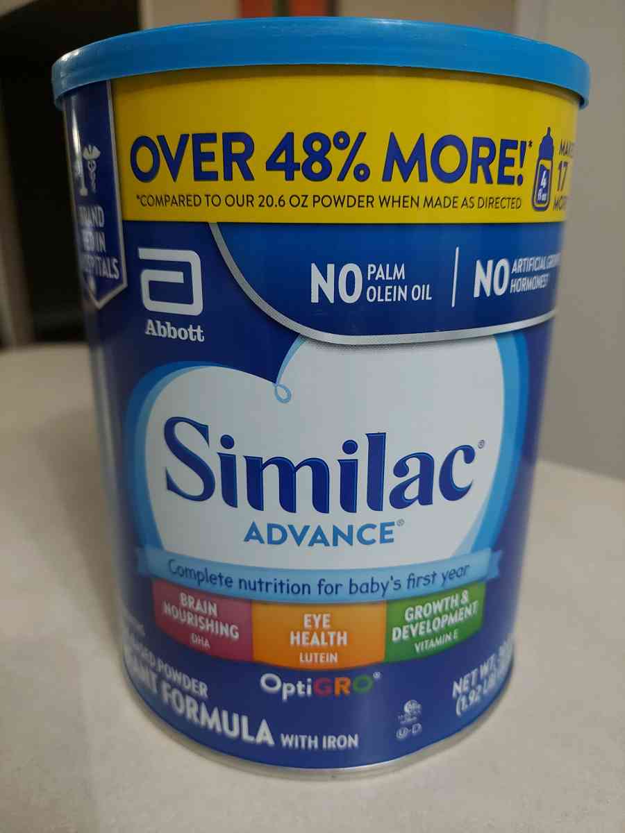 4 CONTAINERS PACK Similac Advance Formula