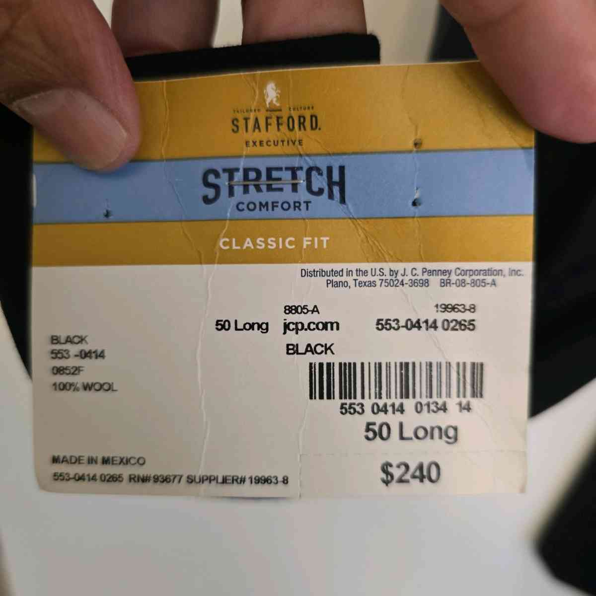 Stafford Executive Jacket Big and Tall