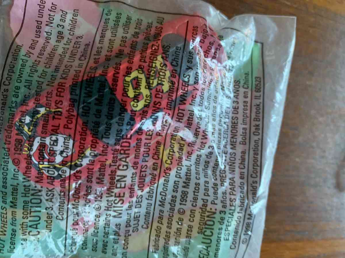 McDonalds happy meal toys