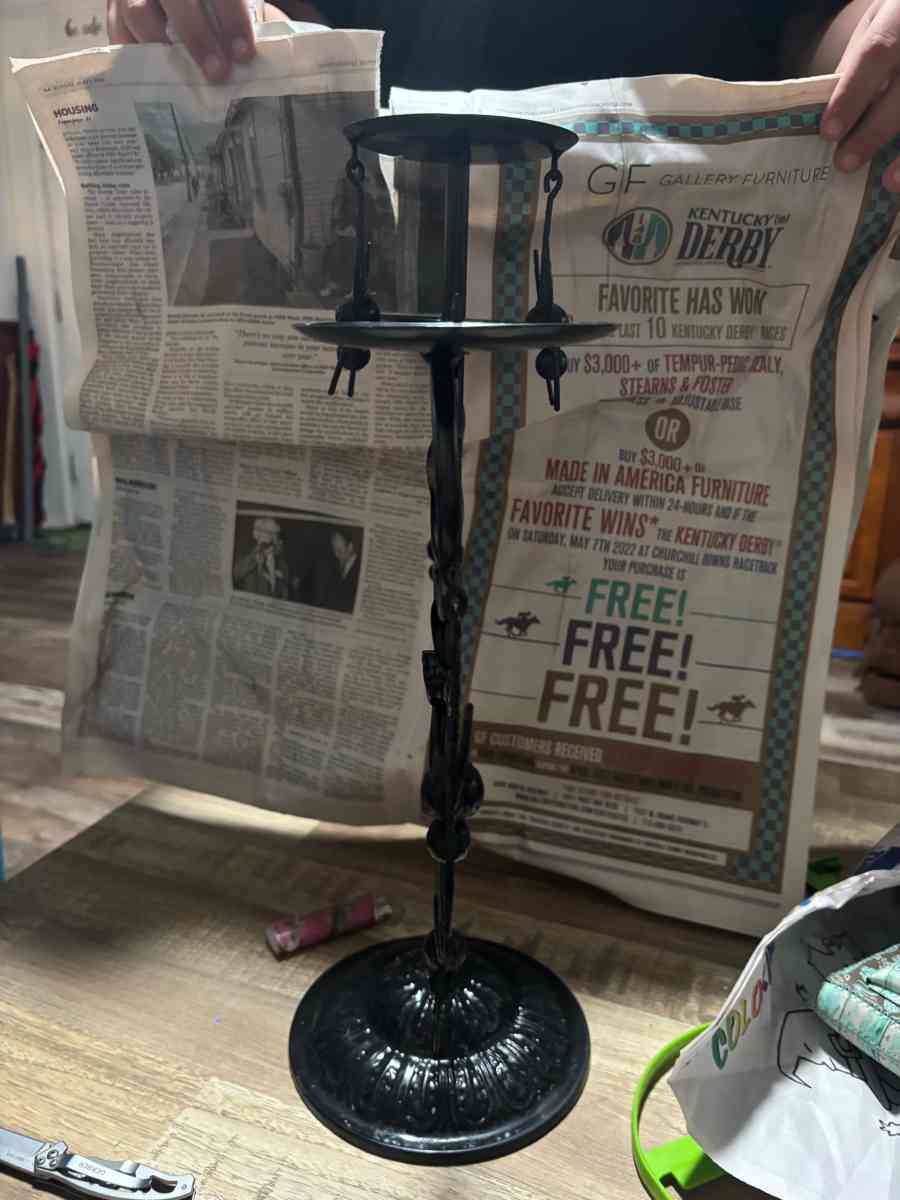 Double Halloween candle holder