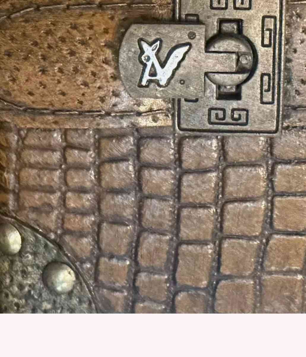 3pc Faux Alligator Nesting luggage