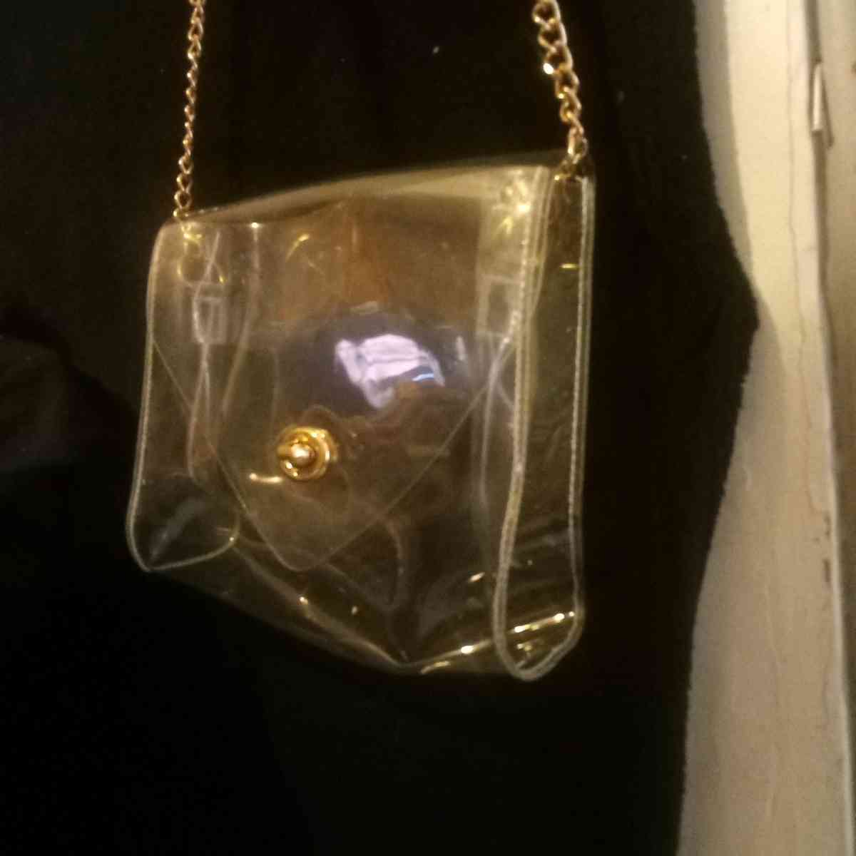 Clear Vinyl Mod Handbag