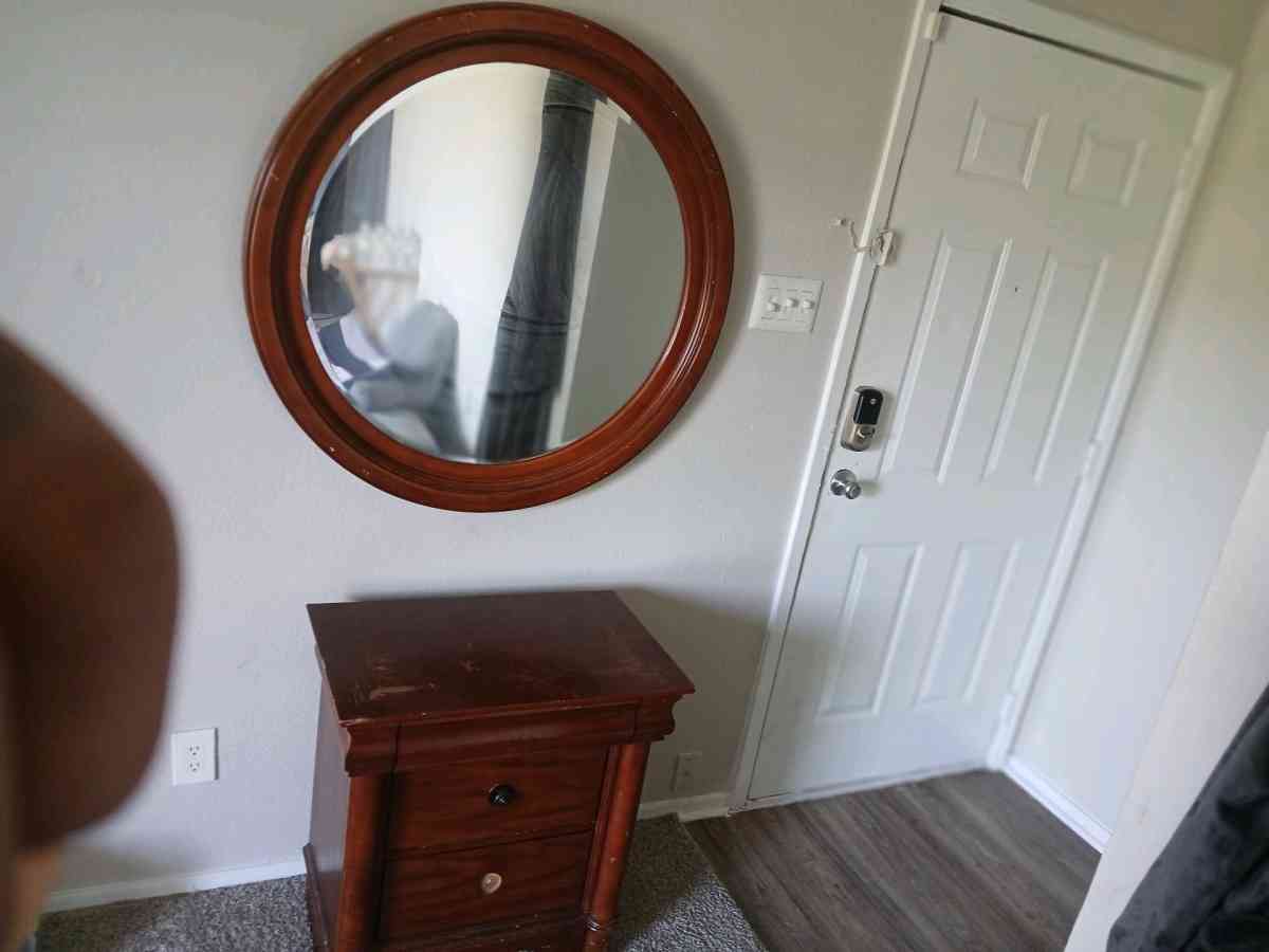Dresser Mirror And Nightstand