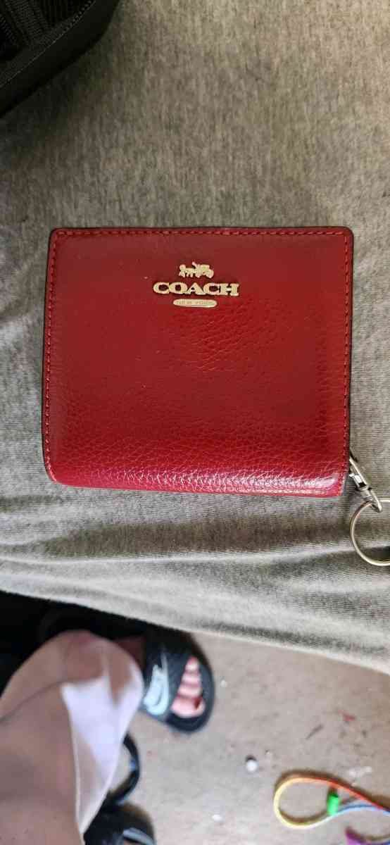 coach change purse wallet